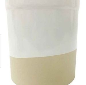 Marfa large white/clay utensil crock
